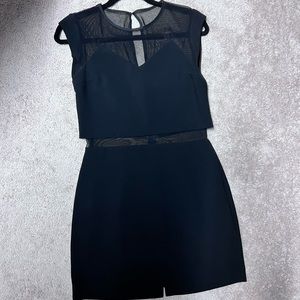 Express Black Dress w/Mesh (worn once)